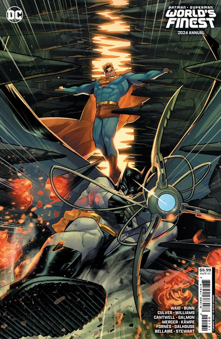 BATMAN SUPERMAN WORLDS FINEST 2024 ANNUAL #1 (ONE SHOT) CVR C JAMAL CAMPBELL CARD STOCK VAR