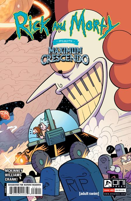 RICK AND MORTY PRESENTS MAXIMUM CRESCENDO #1 CVR A JARRETT WILLIAMS