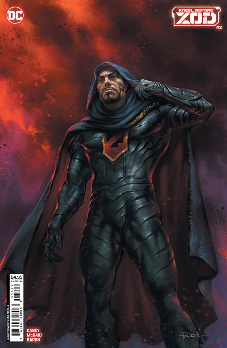 KNEEL BEFORE ZOD #2 (OF 12) CVR B LUCIO PARRILLO CARD STOCK